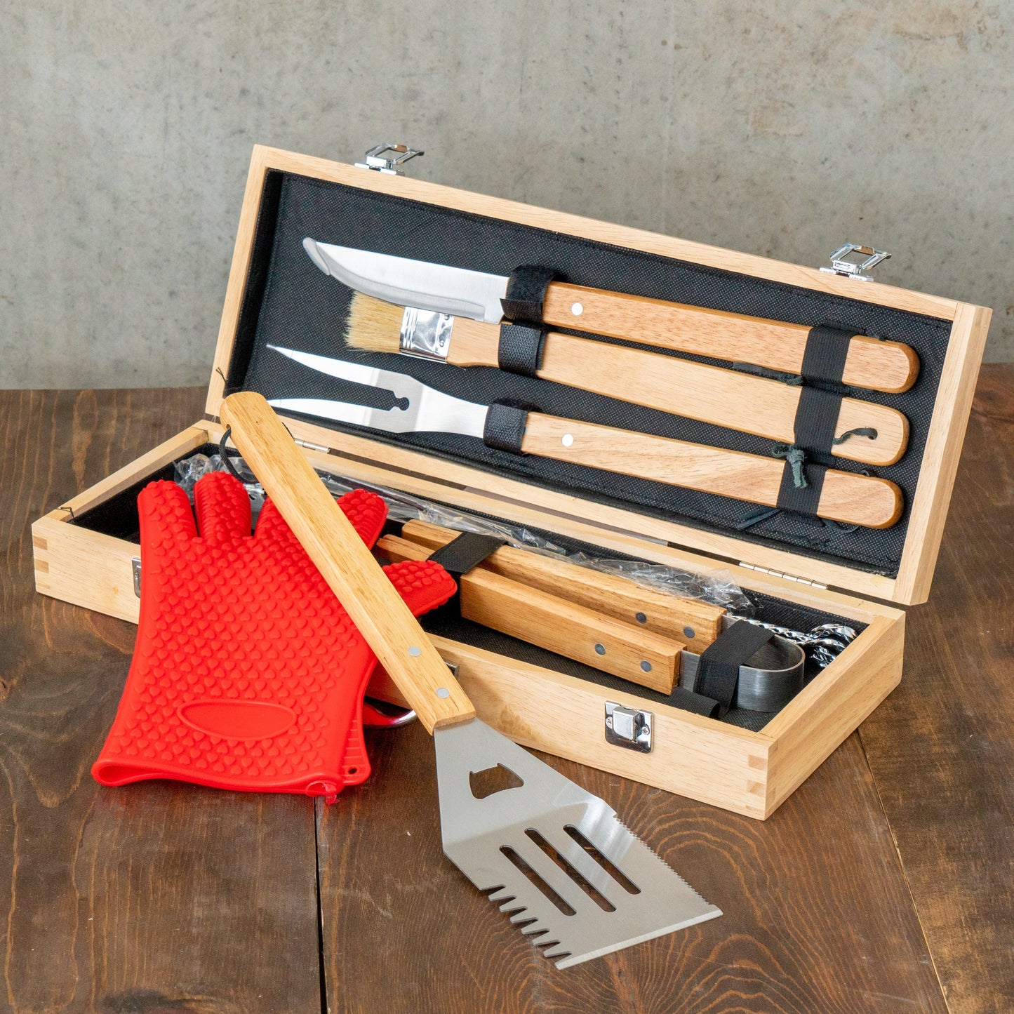11 Piece BBQ Grill Set-1